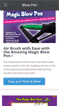 Mobile Screenshot of magicblowpen.com